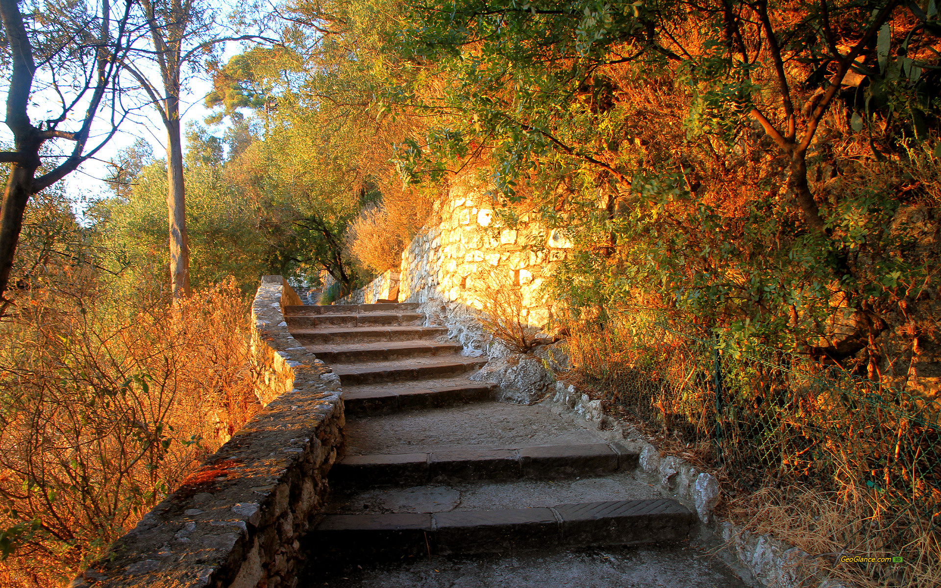 Stone Stairway Wallpaper Background 25970 - 7d Background- WallpaperUse