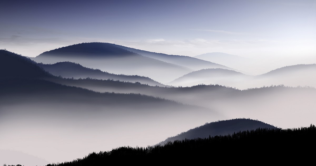 neblige tapete,himmel,nebel,natur,nebel,berg