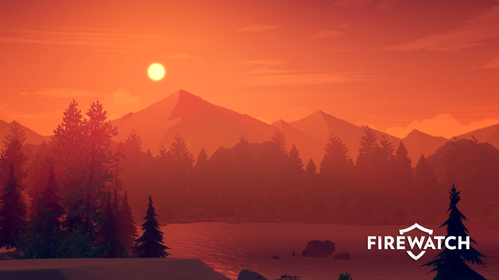 firewatch hd wallpaper,himmel,natur,sonnenaufgang,rot,morgen