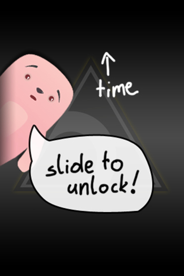 slide to unlock wallpaper,text,cartoon,font,illustration,animation