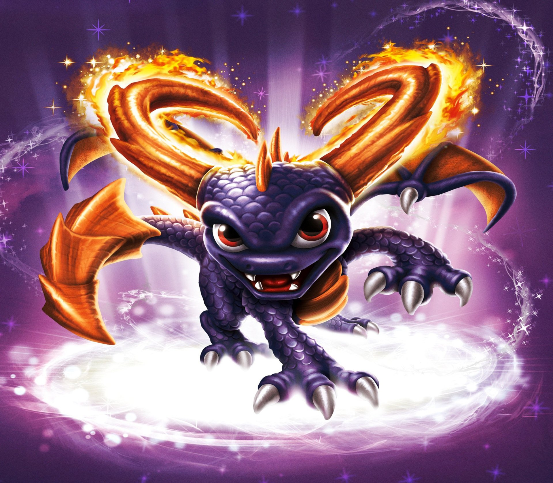 spyro the dragon wallpaper,fictional character,purple,illustration,dragon,cryptid