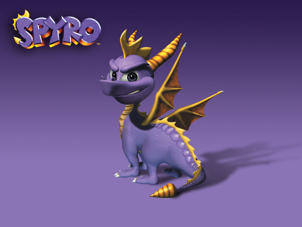 spyro the dragon wallpaper,animated cartoon,cartoon,dragon,fictional character,animation