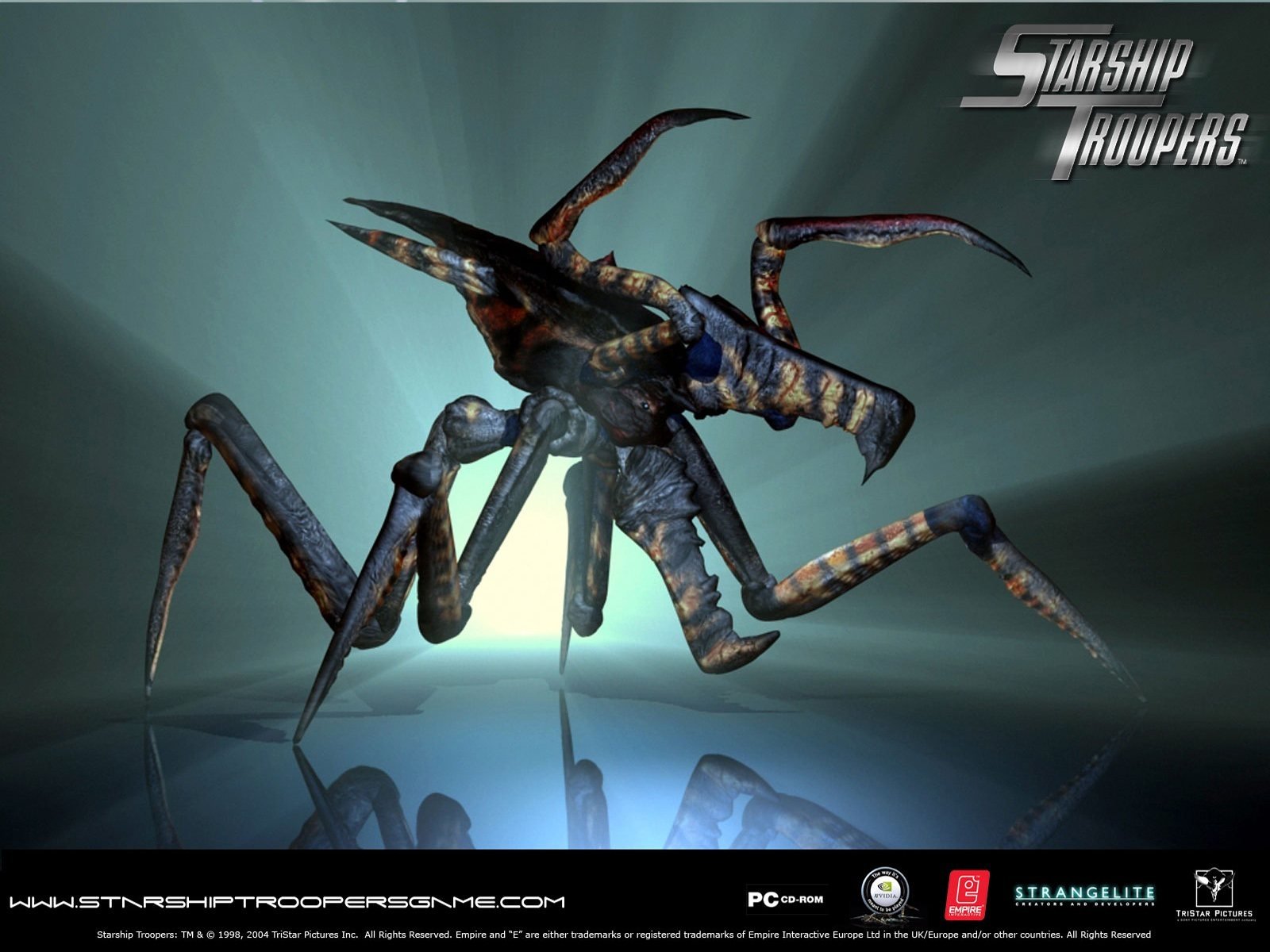 starship troopers wallpaper,3d modeling,insect,cg artwork,digital compositing,technology
