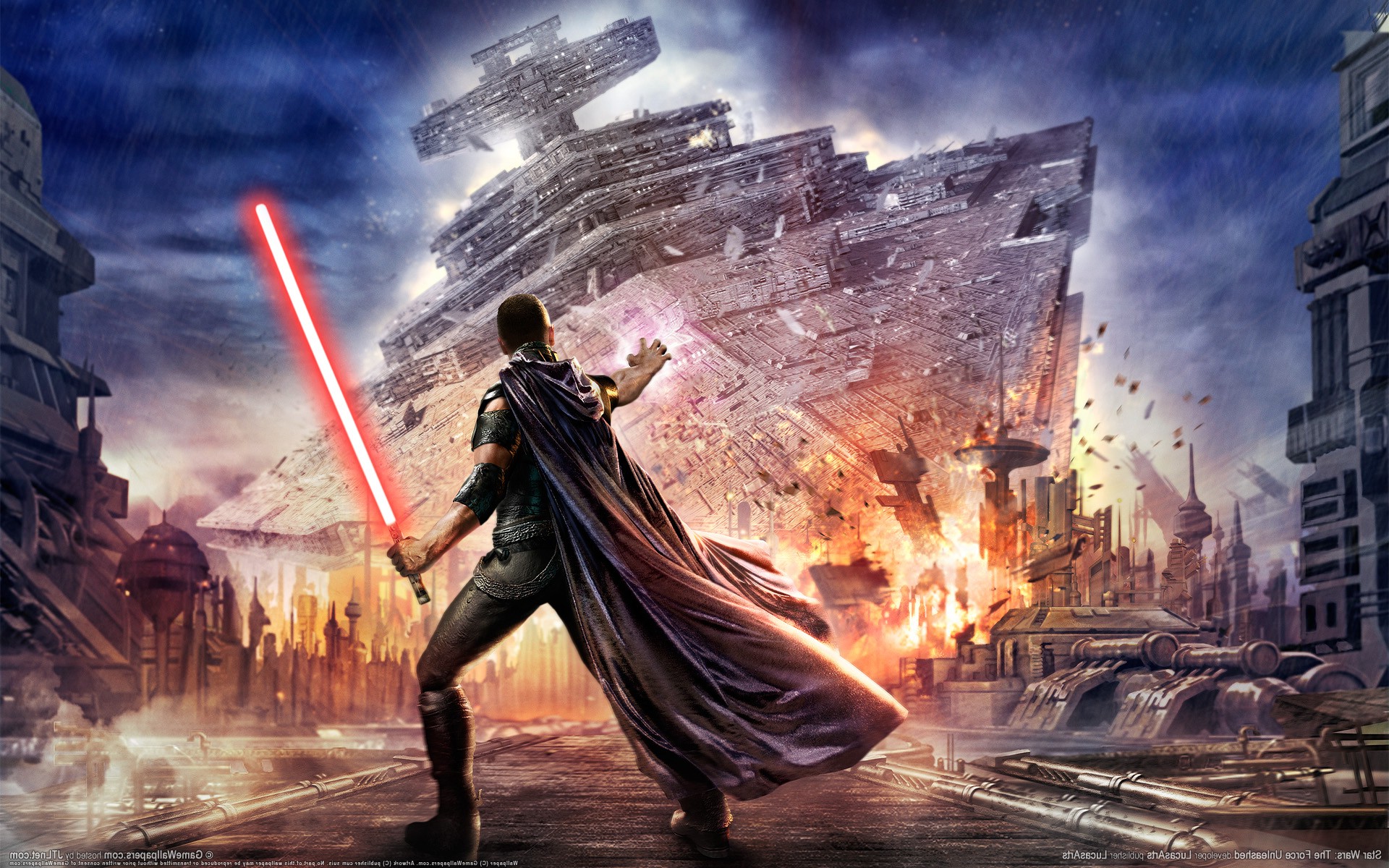 starkiller wallpaper,action adventure game,cg artwork,pc game,games,digital compositing