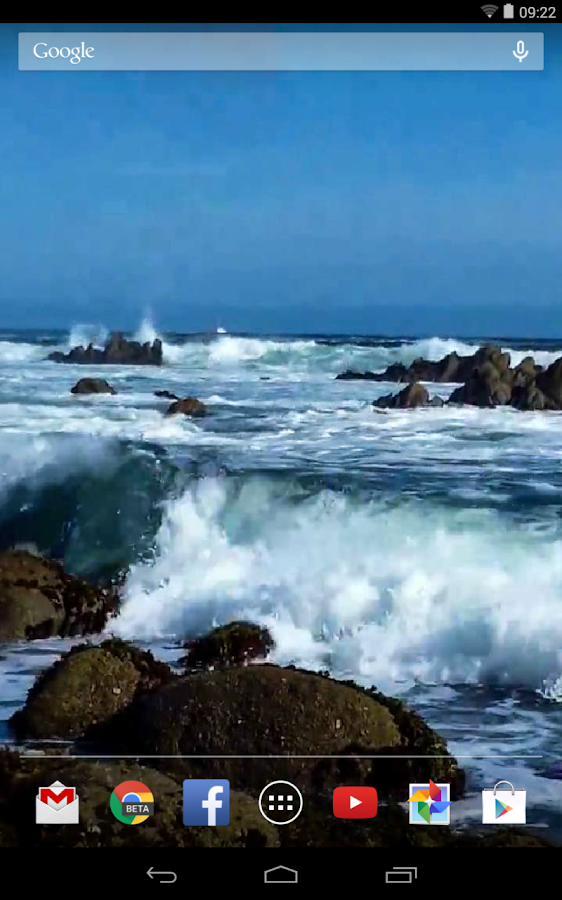 onde dell'oceano live wallpaper,natura,onda,oceano,cielo,mare
