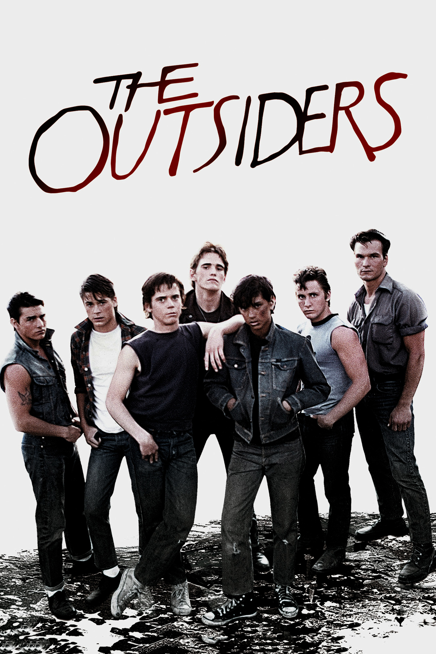 outsiders wallpaper,album cover,movie,poster,font