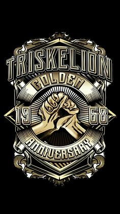 triskelion logo wallpaper,badge,emblem,logo,font,fashion accessory