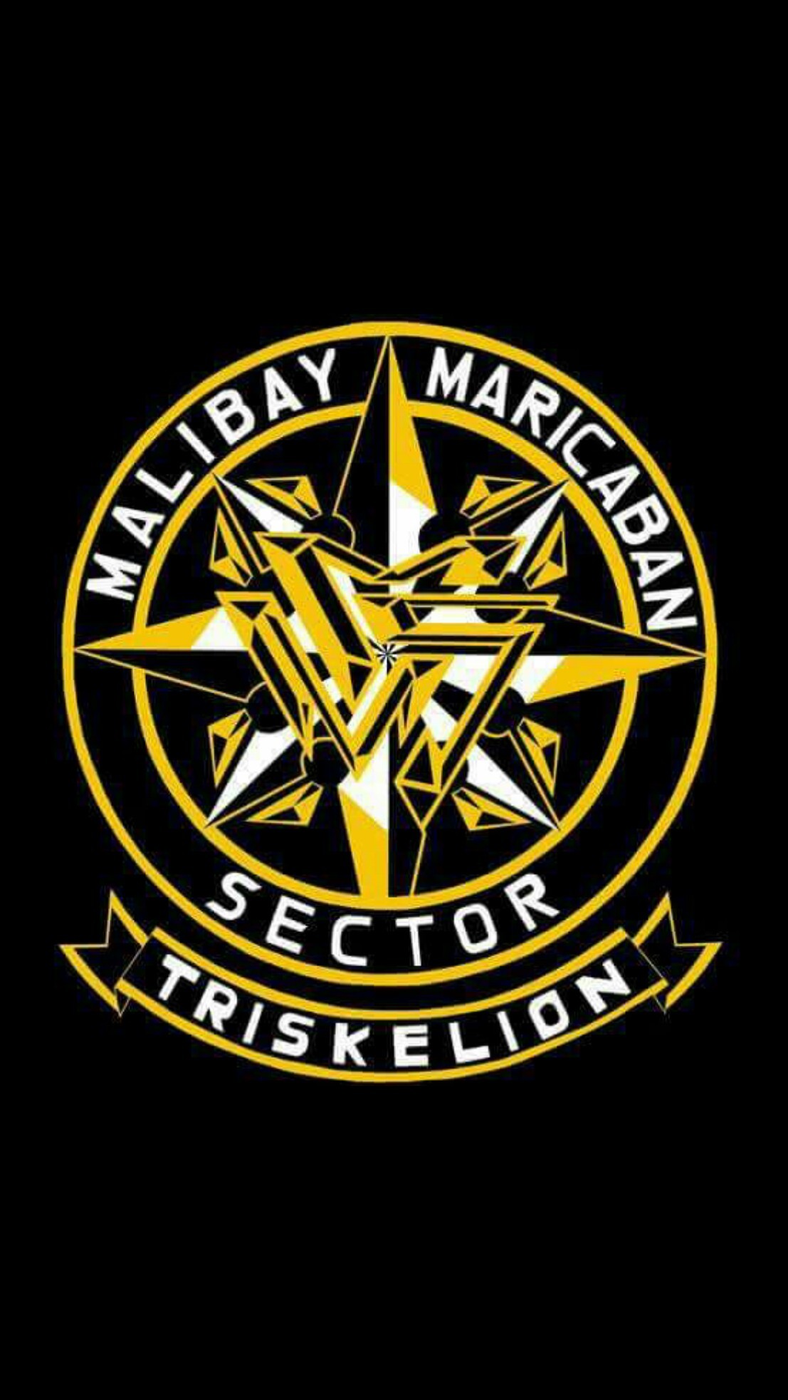 triskelion logo wallpaper,schriftart,emblem,symbol,grafik,t shirt