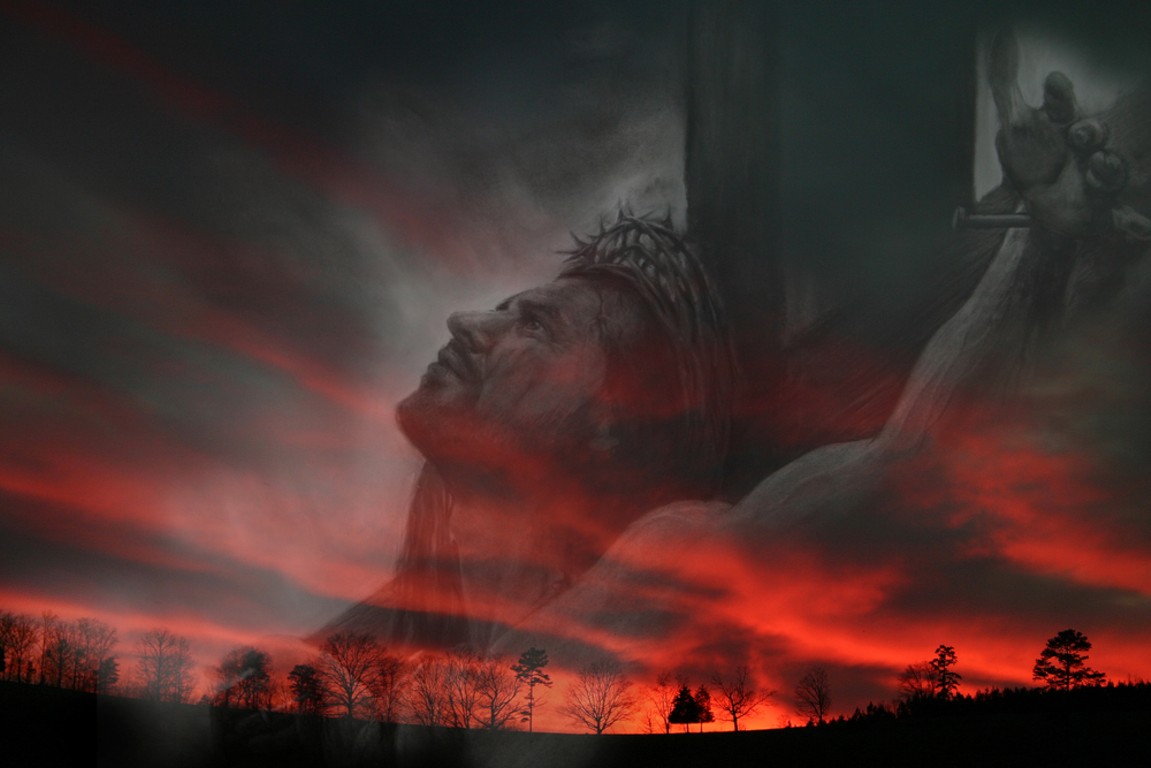 passion of the christ wallpaper,sky,nature,red,geological phenomenon,cloud