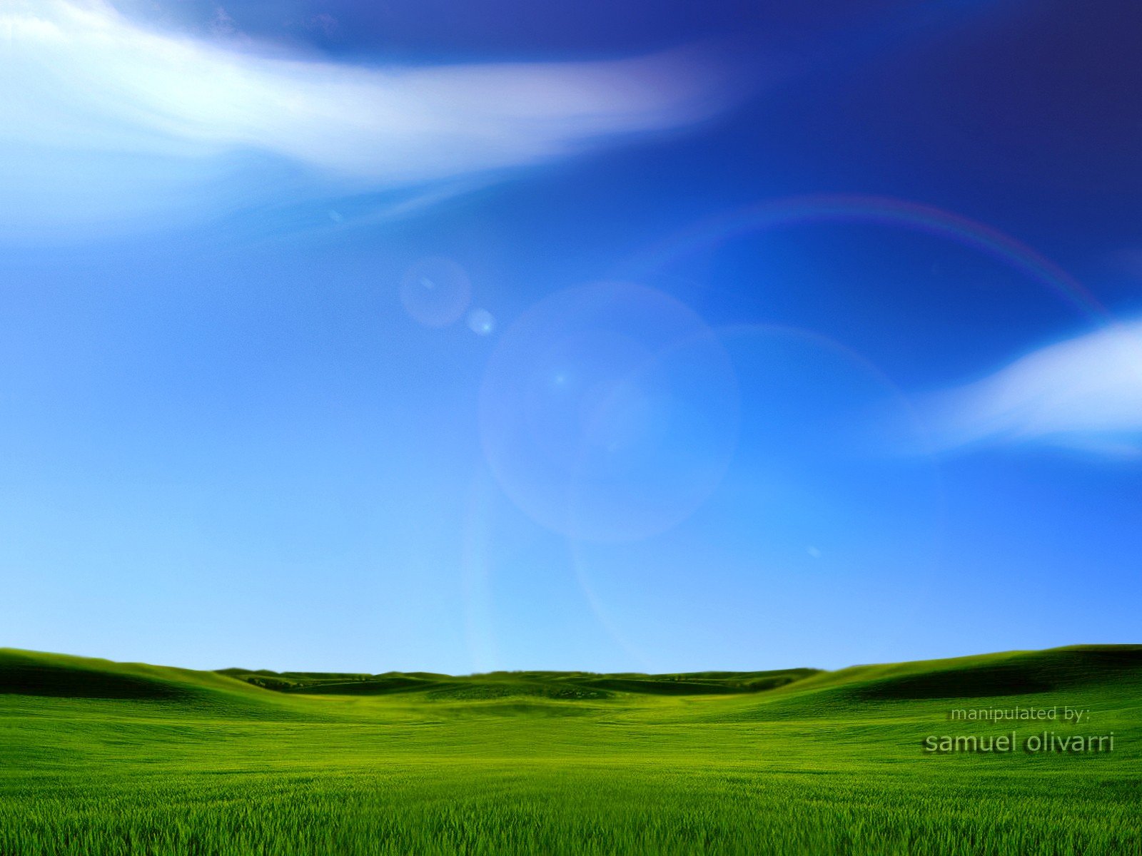 windows longhorn wallpaper,sky,grassland,natural landscape,nature,green