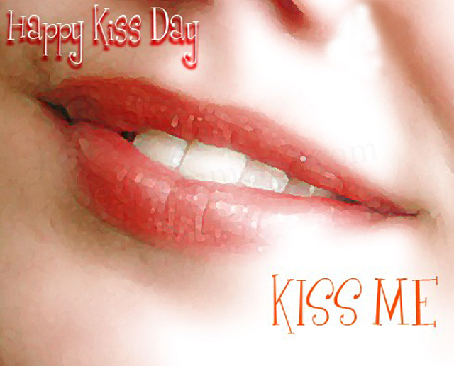 happy kiss day wallpaper,lippe,zahn,mund,kiefer,rot