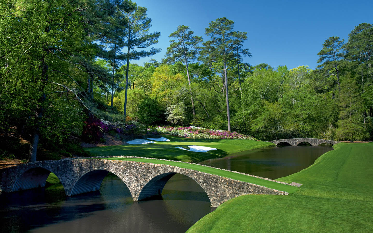 augusta national wallpaper,natural landscape,nature,water,water resources,green