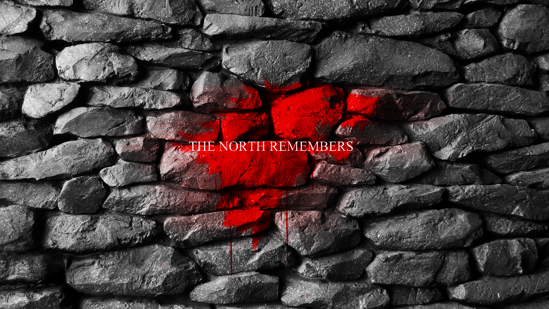 the north remembers wallpaper,brick,wall,red,text,stone wall
