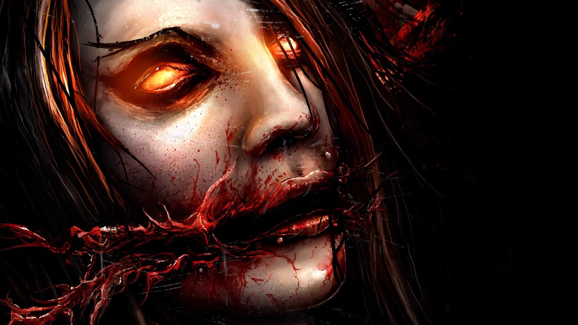 chelsea grin wallpaper,fiction,cg artwork,flesh,darkness,fictional character