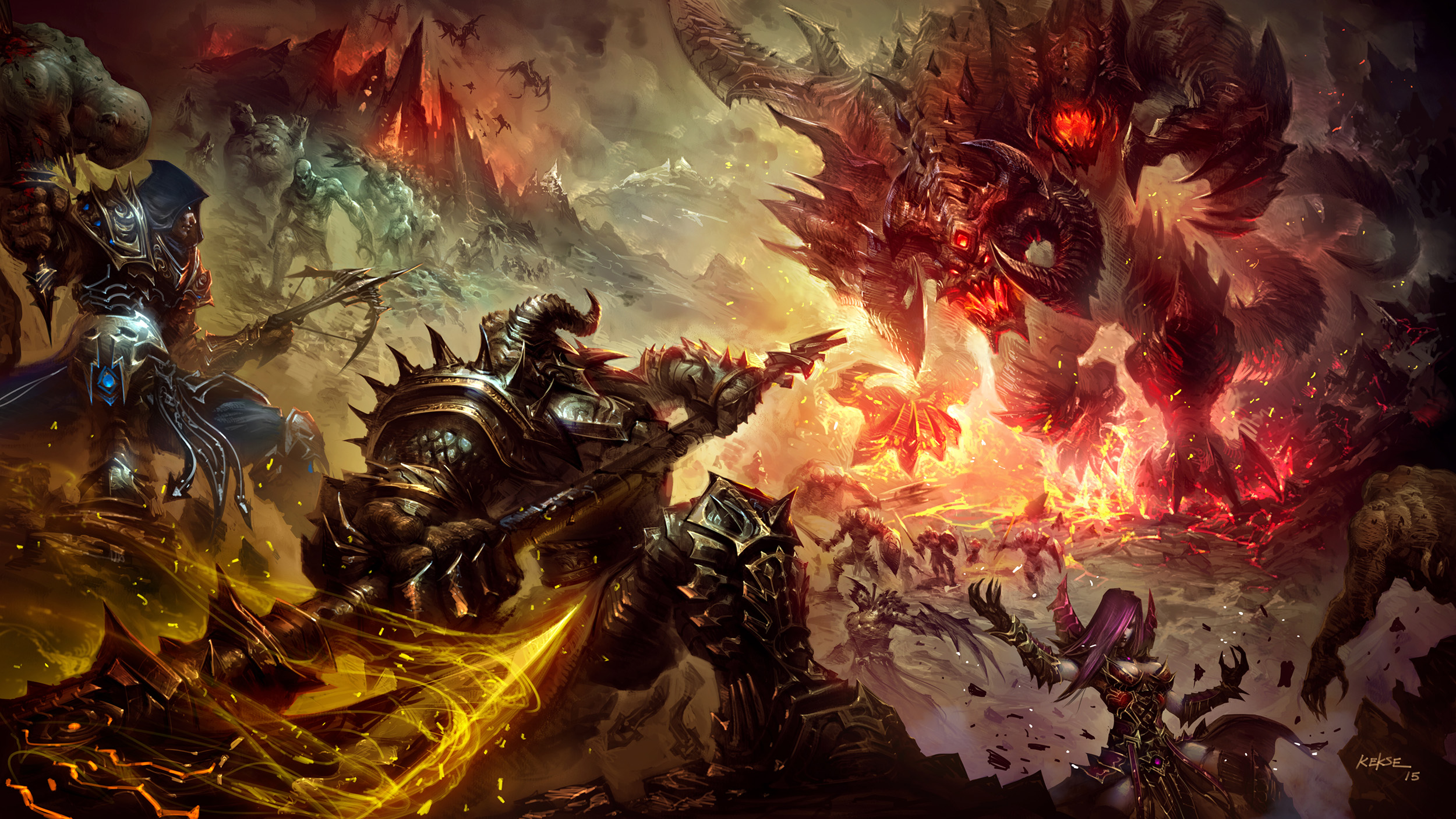 heroes of the storm wallpaper 1920x1080,action adventure game,strategy video game,cg artwork,demon,pc game