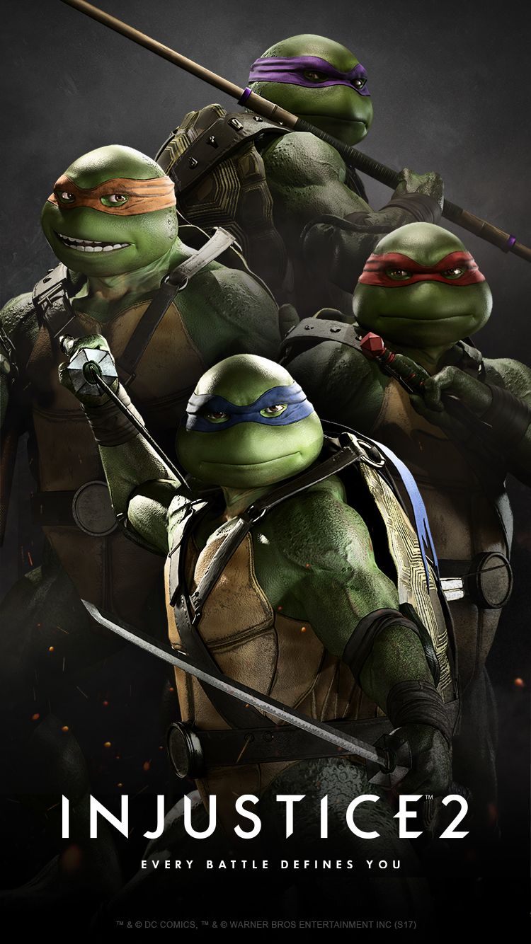 tmt wallpaper,teenage mutant ninja turtles,erfundener charakter,superheld,action adventure spiel,bildunterschrift