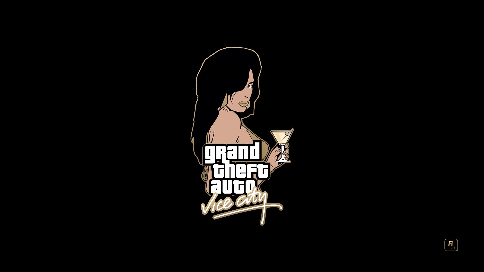 gta vc wallpaper,text,schriftart,karikatur,grafikdesign,illustration