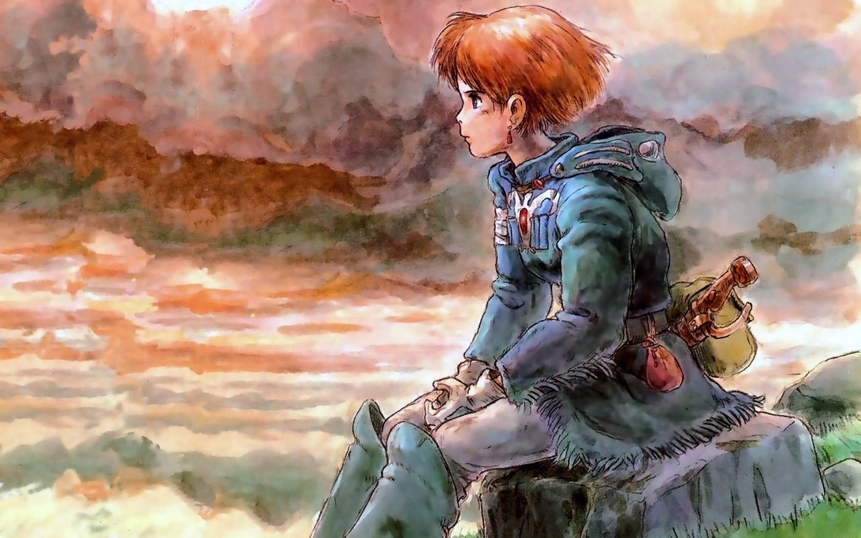 nausicaa wallpaper,cg artwork,illustration,anime,art,fictional character