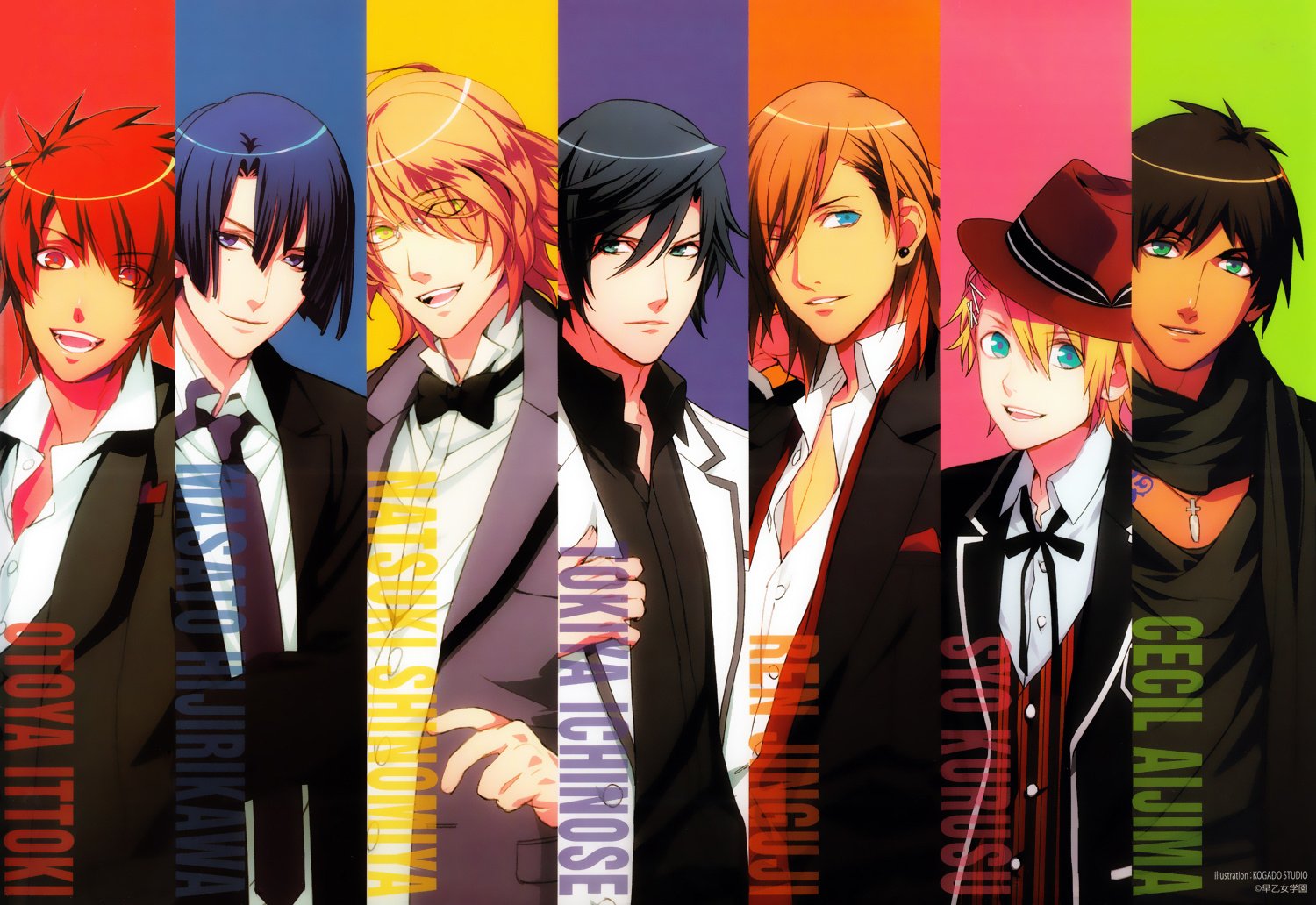 uta no prince sama wallpaper,anime,cartoon,uniform,black hair,fictional character