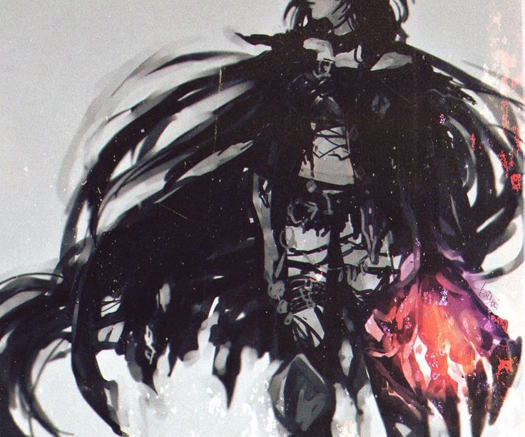 velvet crowe wallpaper,black hair,illustration,cg artwork,long hair,fictional character
