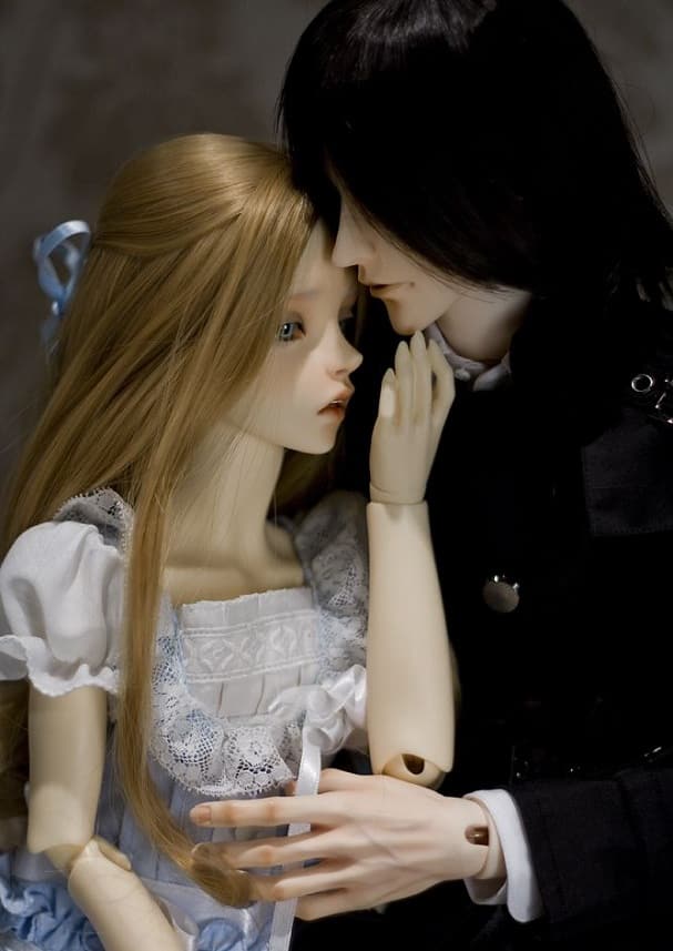 doll couple wallpaper,doll,romance,interaction,toy,love