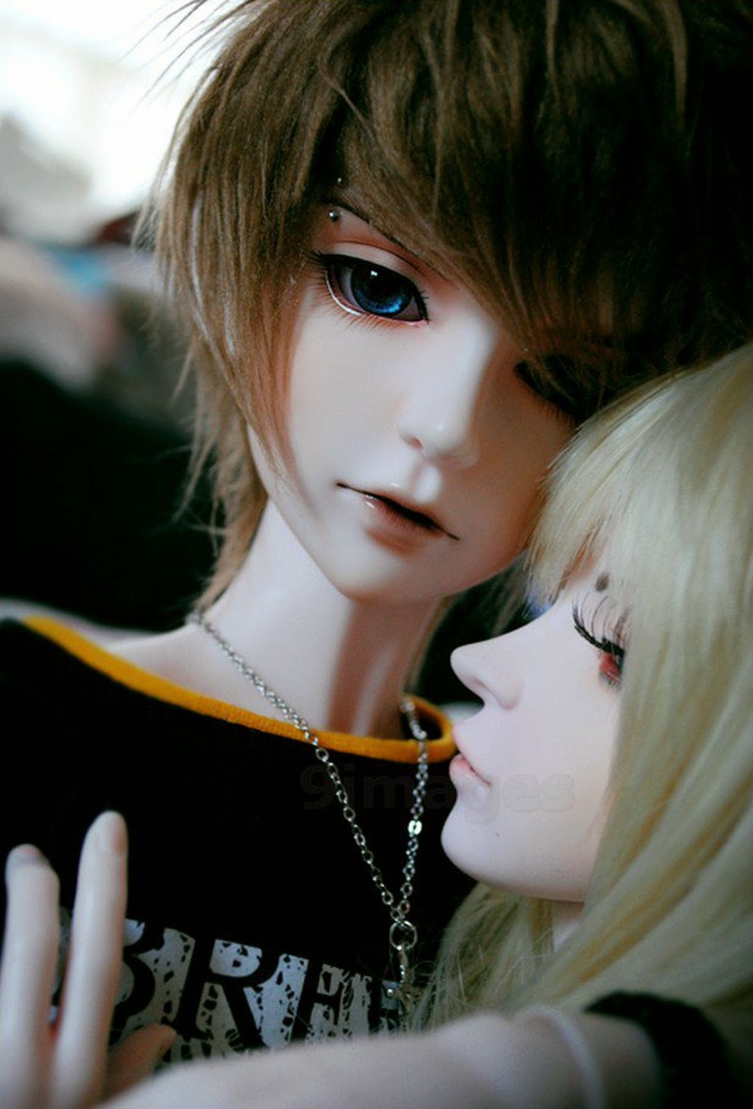 doll couple wallpaper,hair,doll,hairstyle,blond,wig