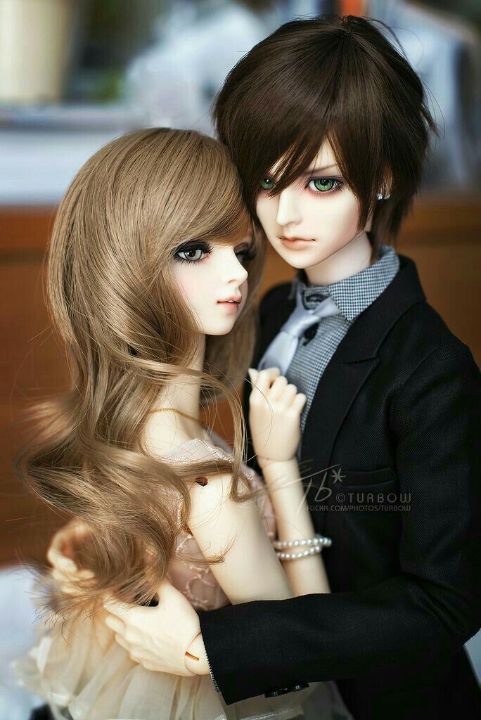 doll couple wallpaper,hair,people,doll,wig,hairstyle