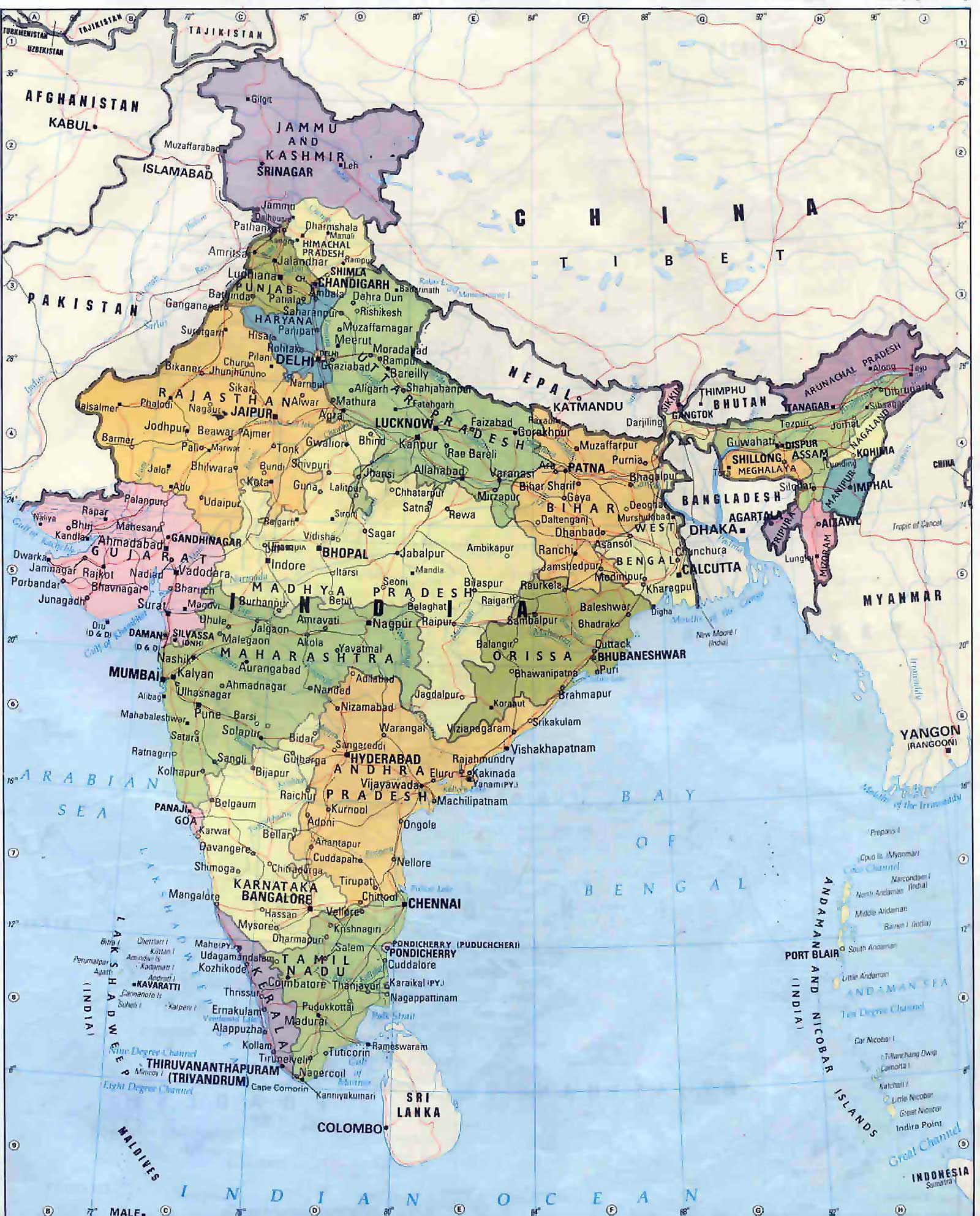 インド地図のhdの壁紙,地図,アトラス,世界