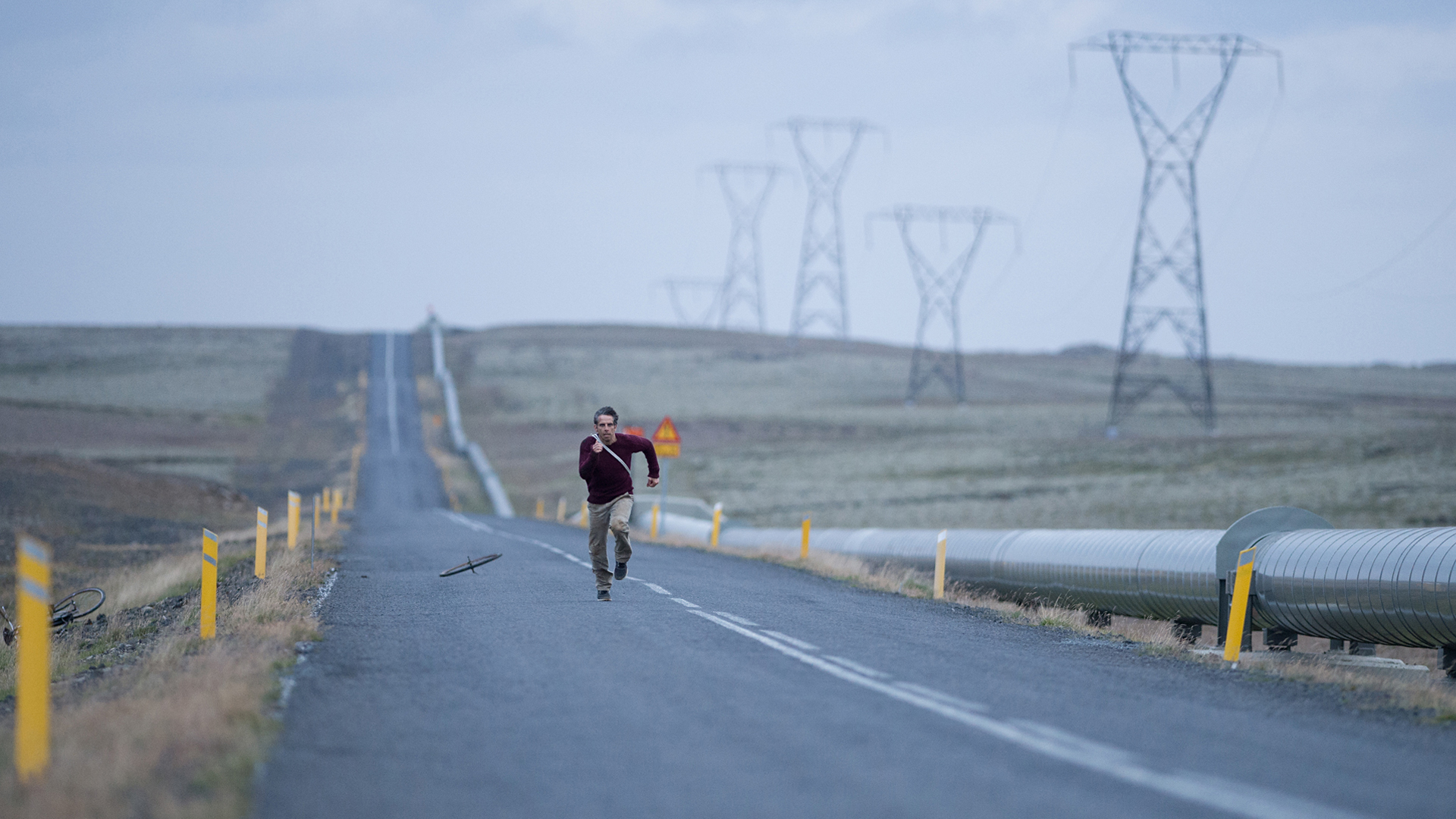 walter mitty wallpaper,road,atmospheric phenomenon,sky,endurance sports,asphalt