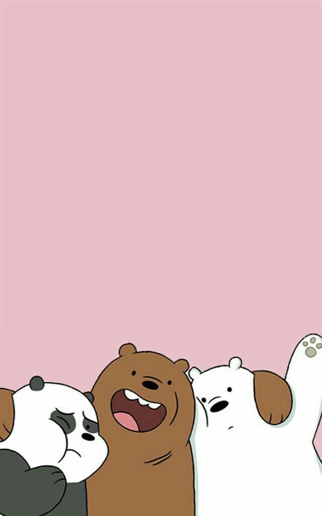 we bare bears wallpaper iphone,cartoon,illustration,bear,clip art,teddy bear