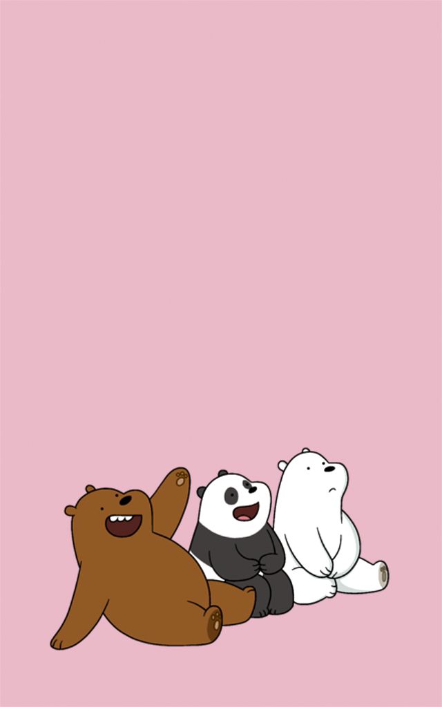 we bare bears wallpaper iphone,cartoon,teddy bear,illustration,animation,art