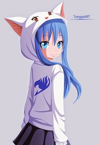 wendy marvell wallpaper,cartoon,anime,long hair,ear,hime cut