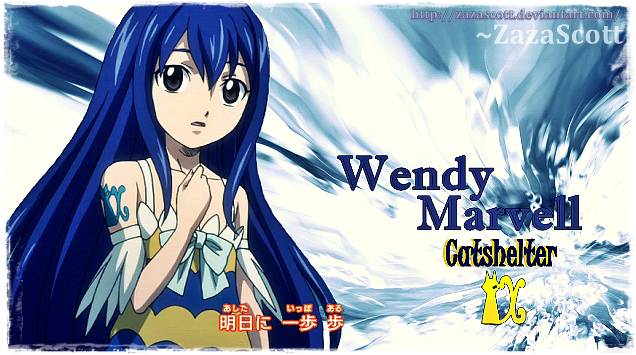 wendy marvell fondo de pantalla,dibujos animados,anime,cg artwork,cielo,juegos