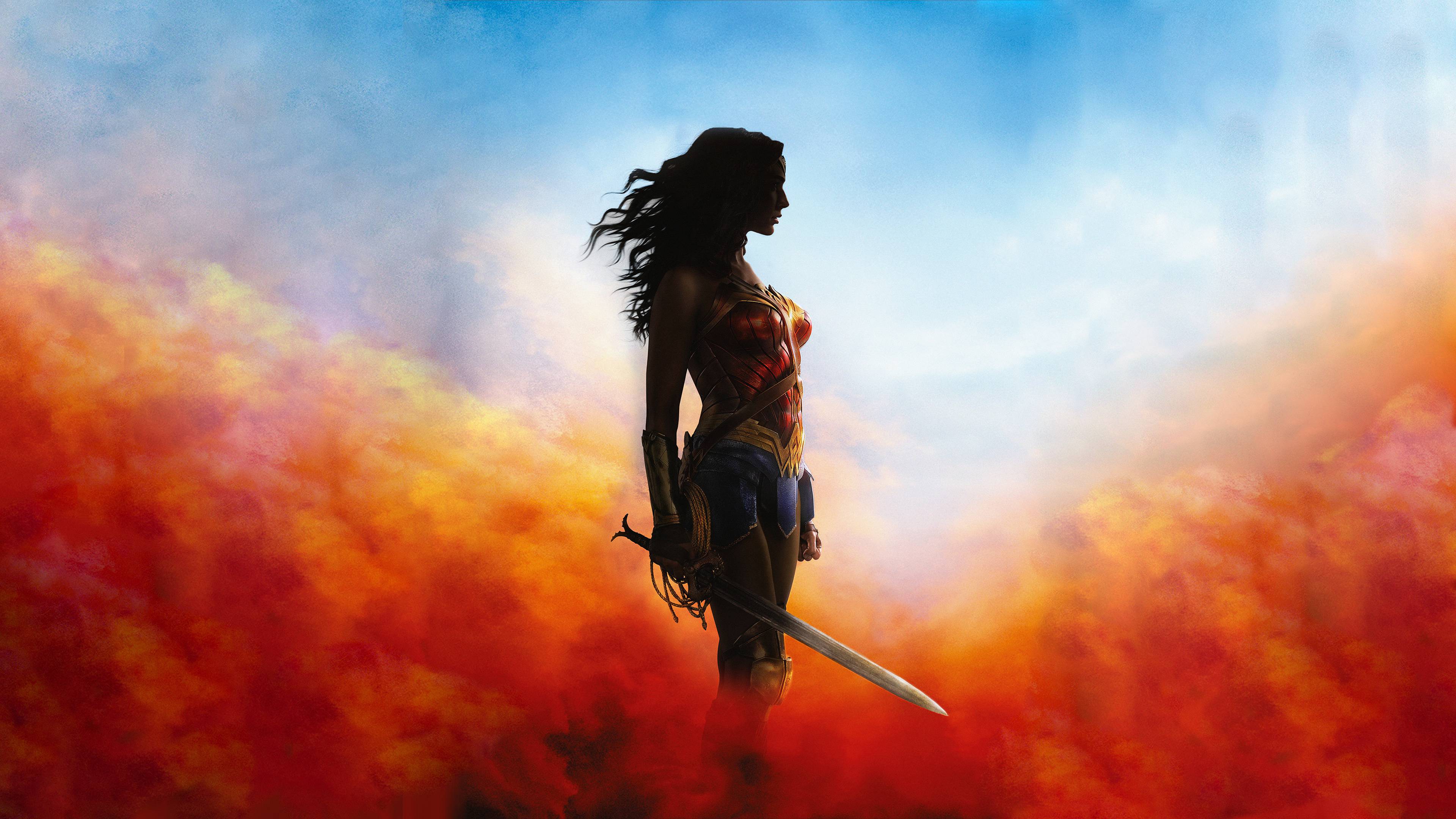 wallpapers wonder woman,sky,cg artwork,backlighting,photography,digital compositing