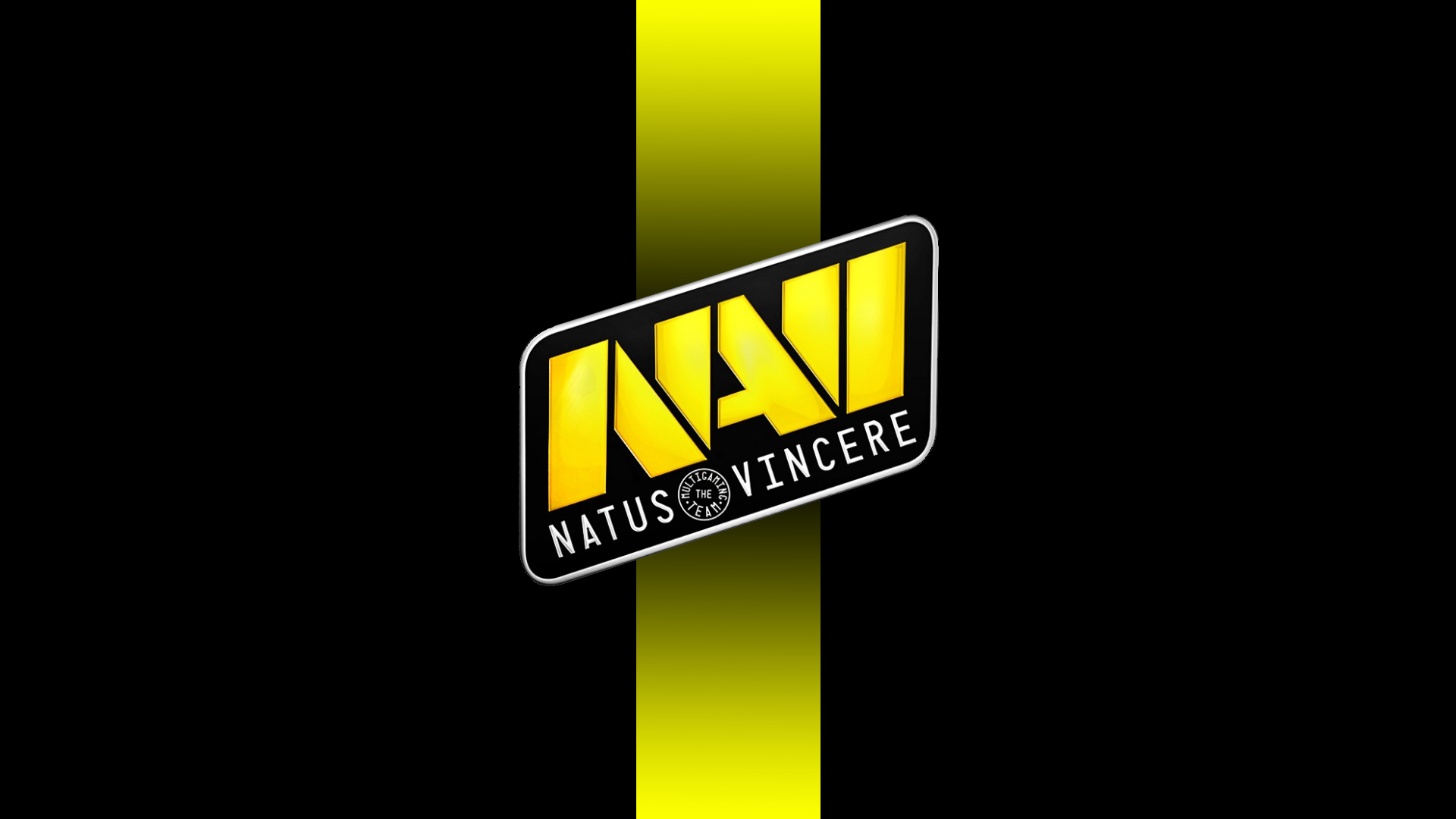natus vincere wallpaper,logo,yellow,font,text,brand