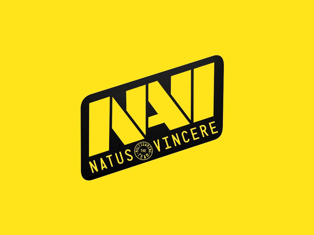 natus vincere wallpaper,logo,font,yellow,text,brand