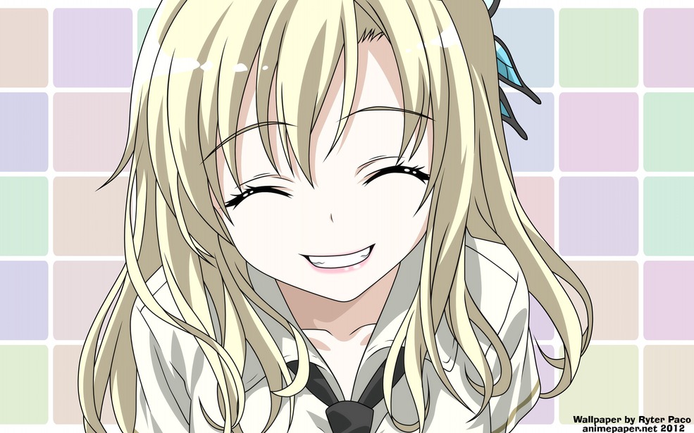 sena kashiwazaki wallpaper,face,hair,cartoon,white,facial expression