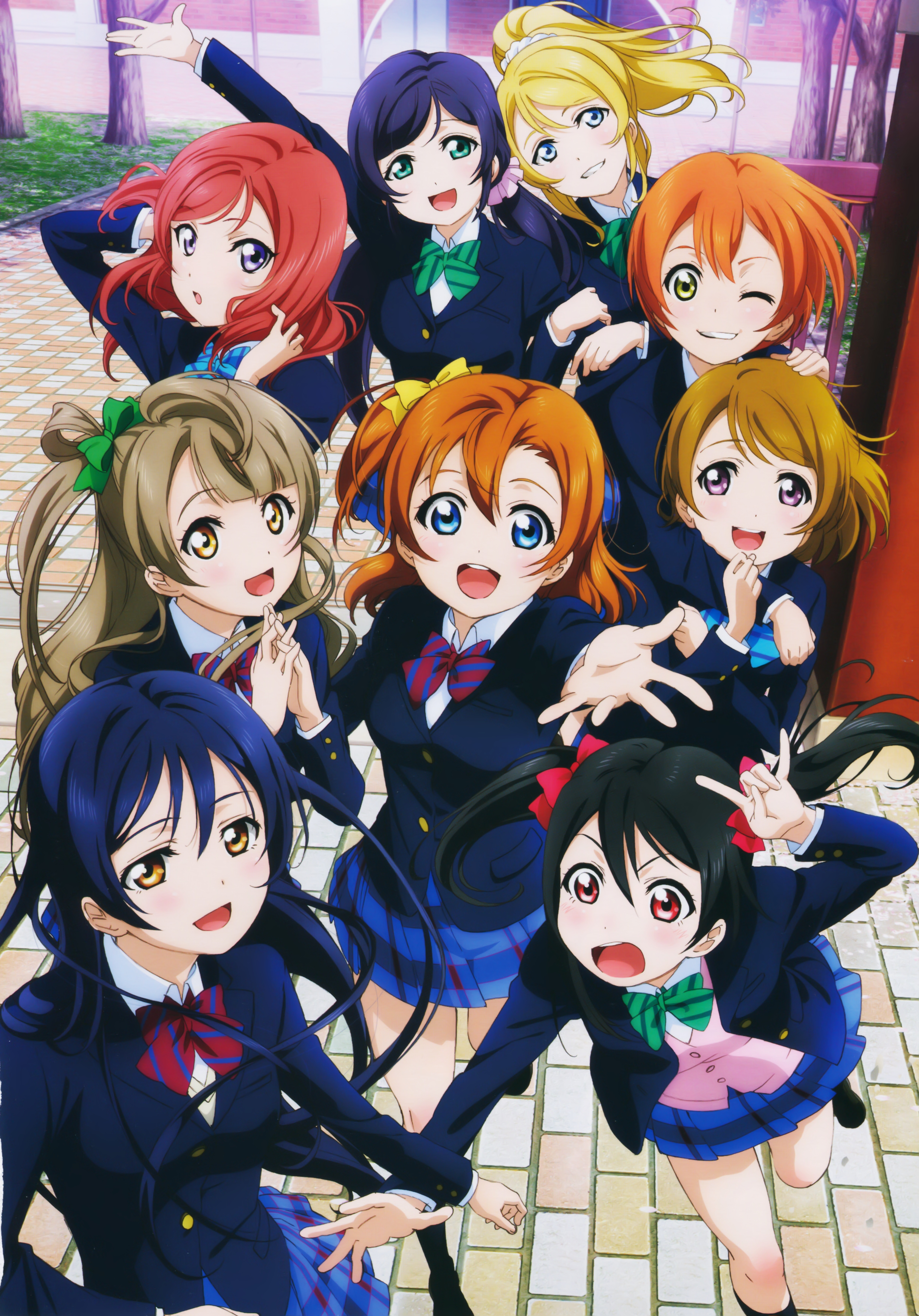 love live wallpaper iphone,cartoon,anime,fictional character,artwork,fiction