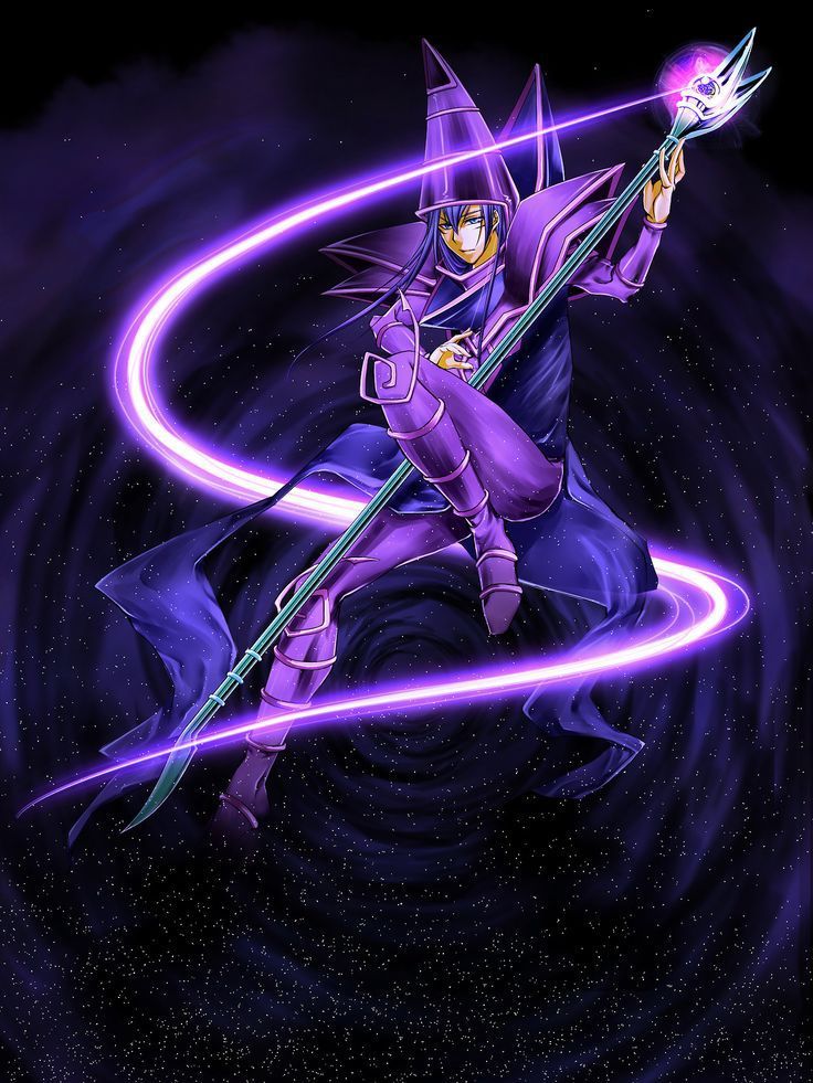 dark magician wallpaper,fictional character,cg artwork,graphic design,anime,sword