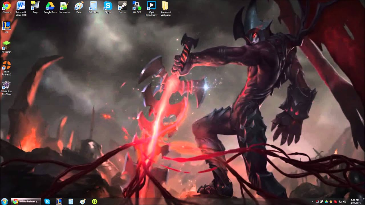 aatrox wallpaper,action adventure game,pc game,fictional character,demon,screenshot