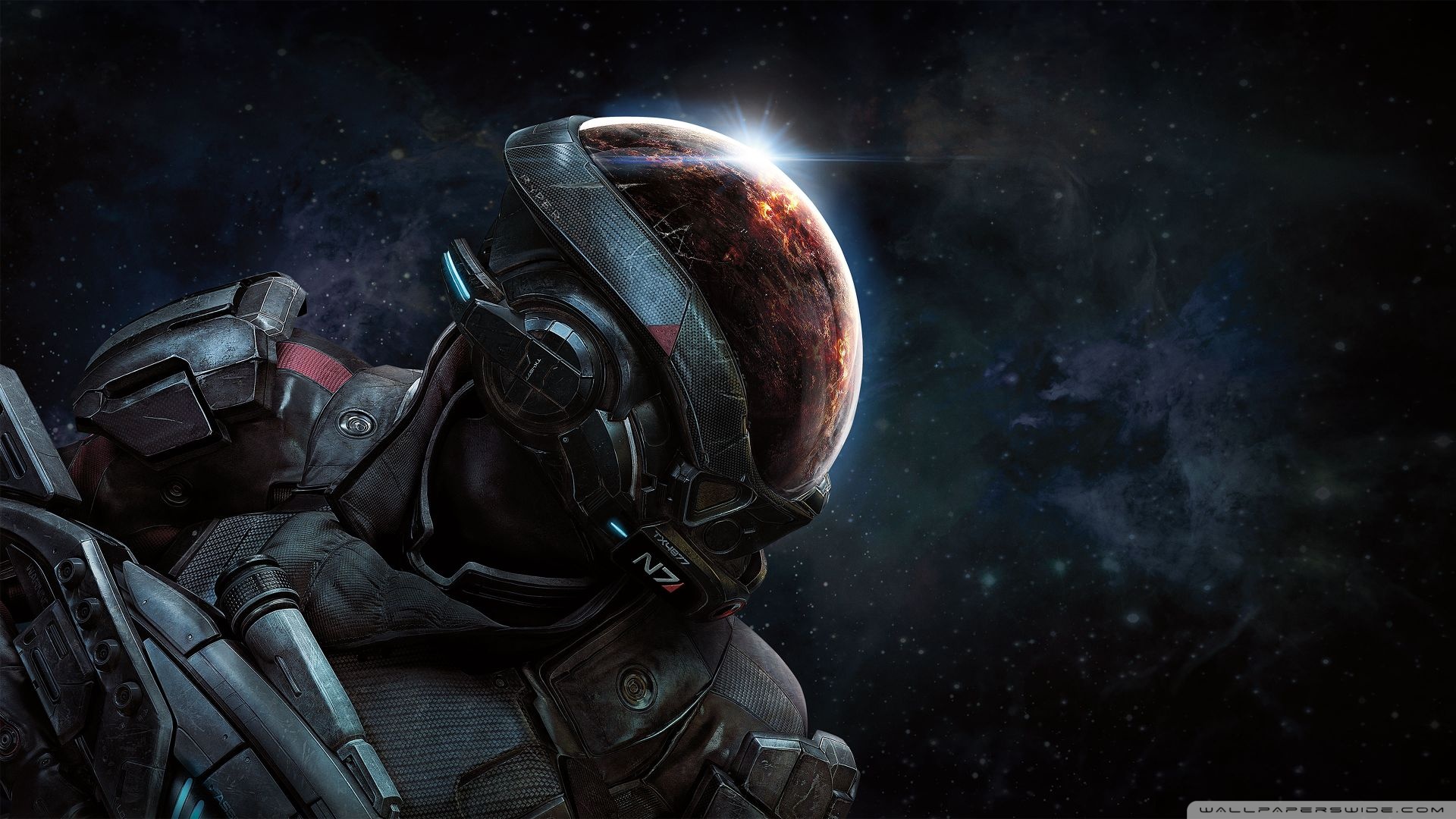 mass effect andromeda desktop wallpaper,action adventure game,pc game,space,cg artwork,shooter game