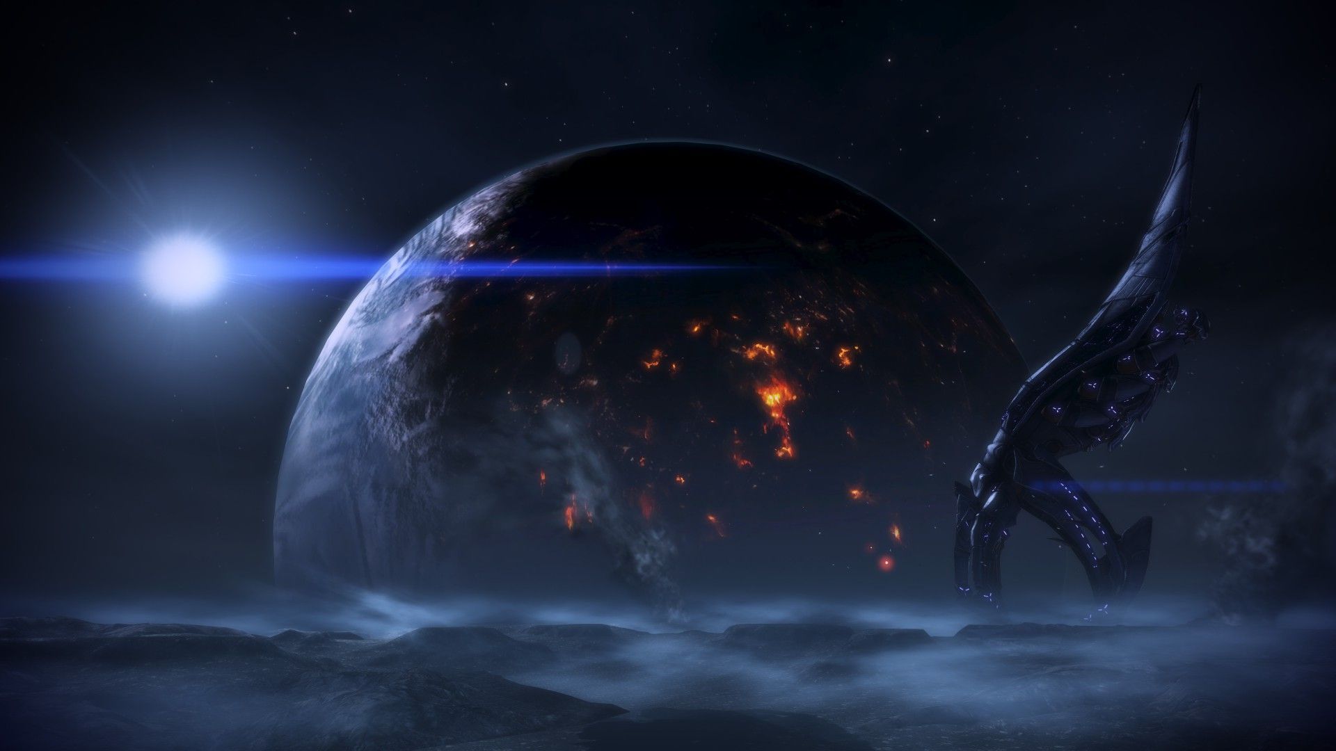 mass effect andromeda desktop wallpaper,atmosphere,outer space,sky,space,astronomical object