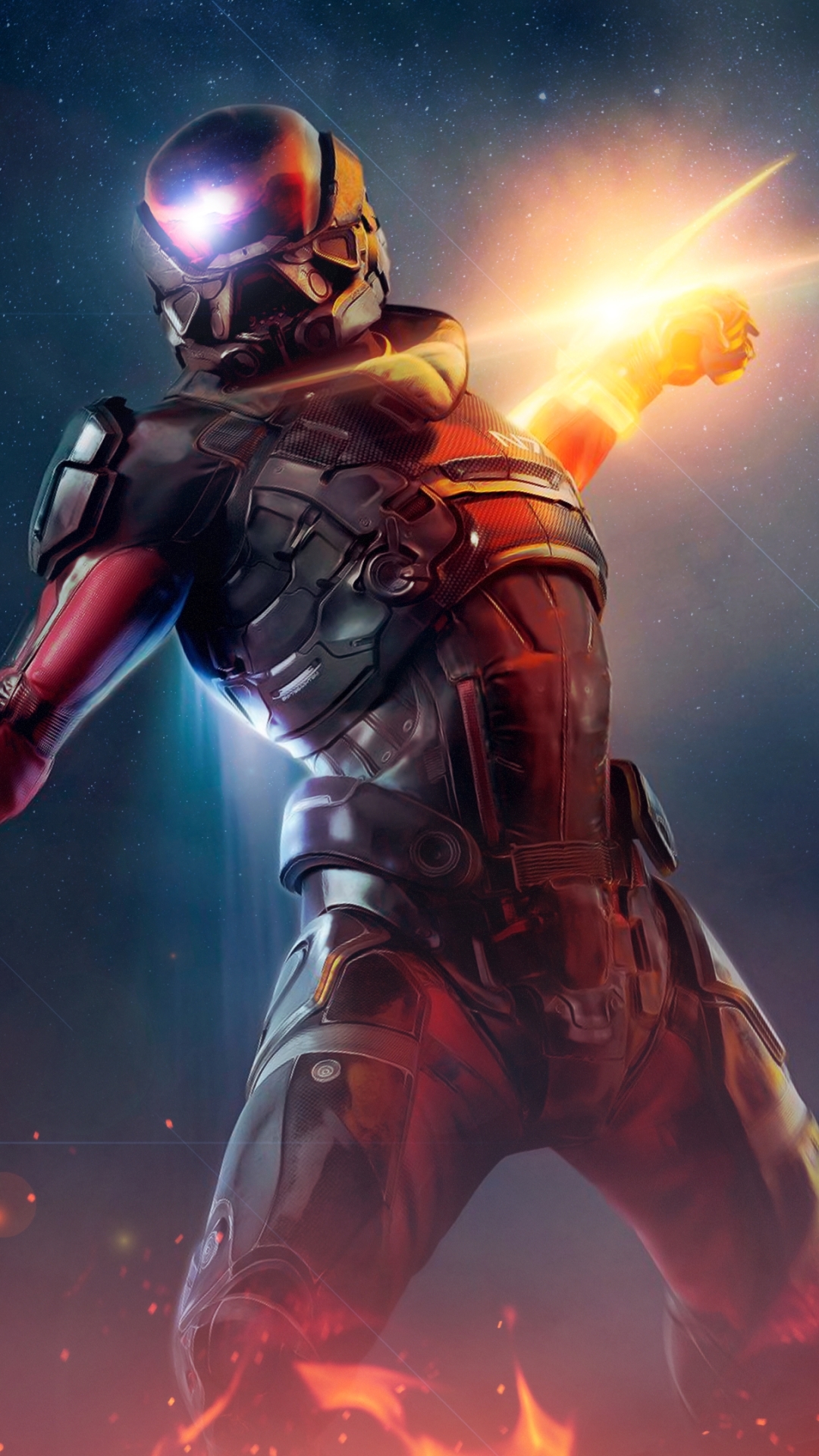 mass effect andromeda phone wallpaper,iron man,superhero,fictional character,cg artwork