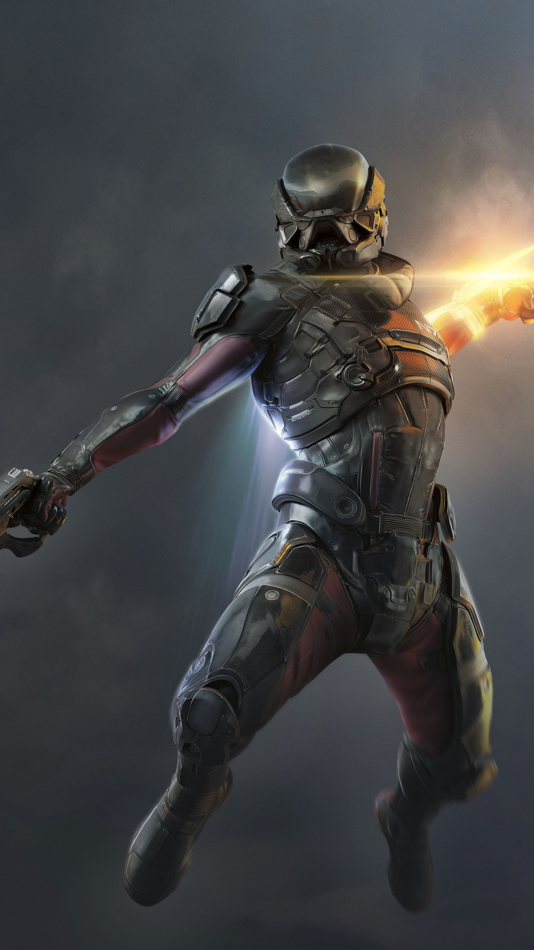 mass effect andromeda phone wallpaper,action adventure game,fictional character,action figure,pc game,games