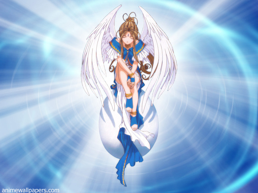 ah wallpaper,cg artwork,angel,sky,fictional character,anime