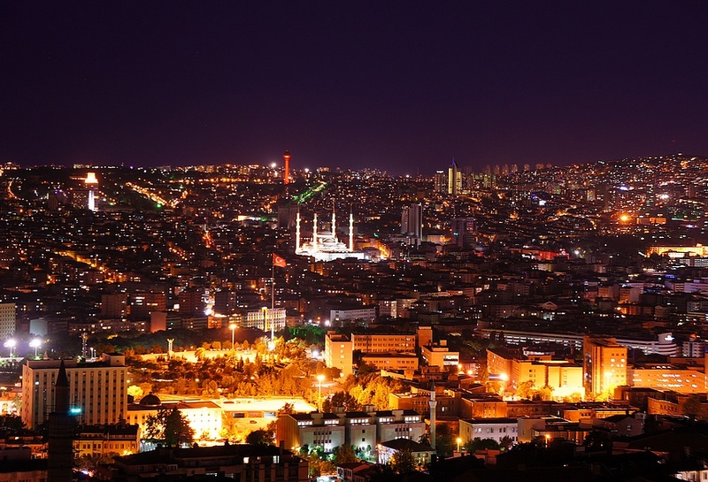 fondo de pantalla de ankara,paisaje urbano,área metropolitana,ciudad,noche,área urbana