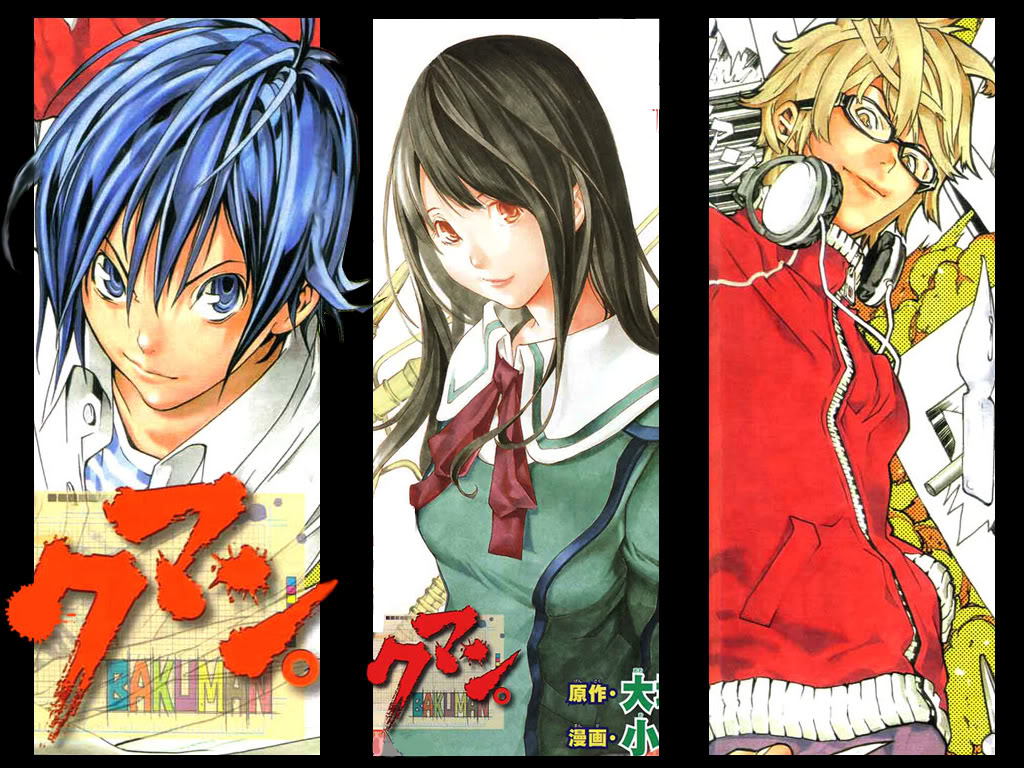 bakuman wallpaper,cartoon,anime,illustration,fiction,art