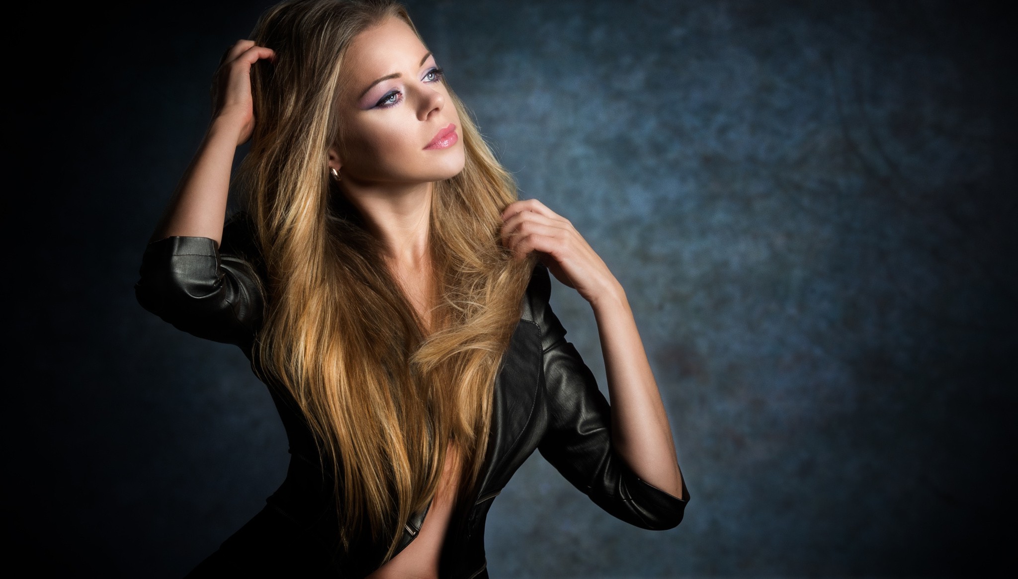 leather jackets wallpapers,hair,face,beauty,long hair,hairstyle