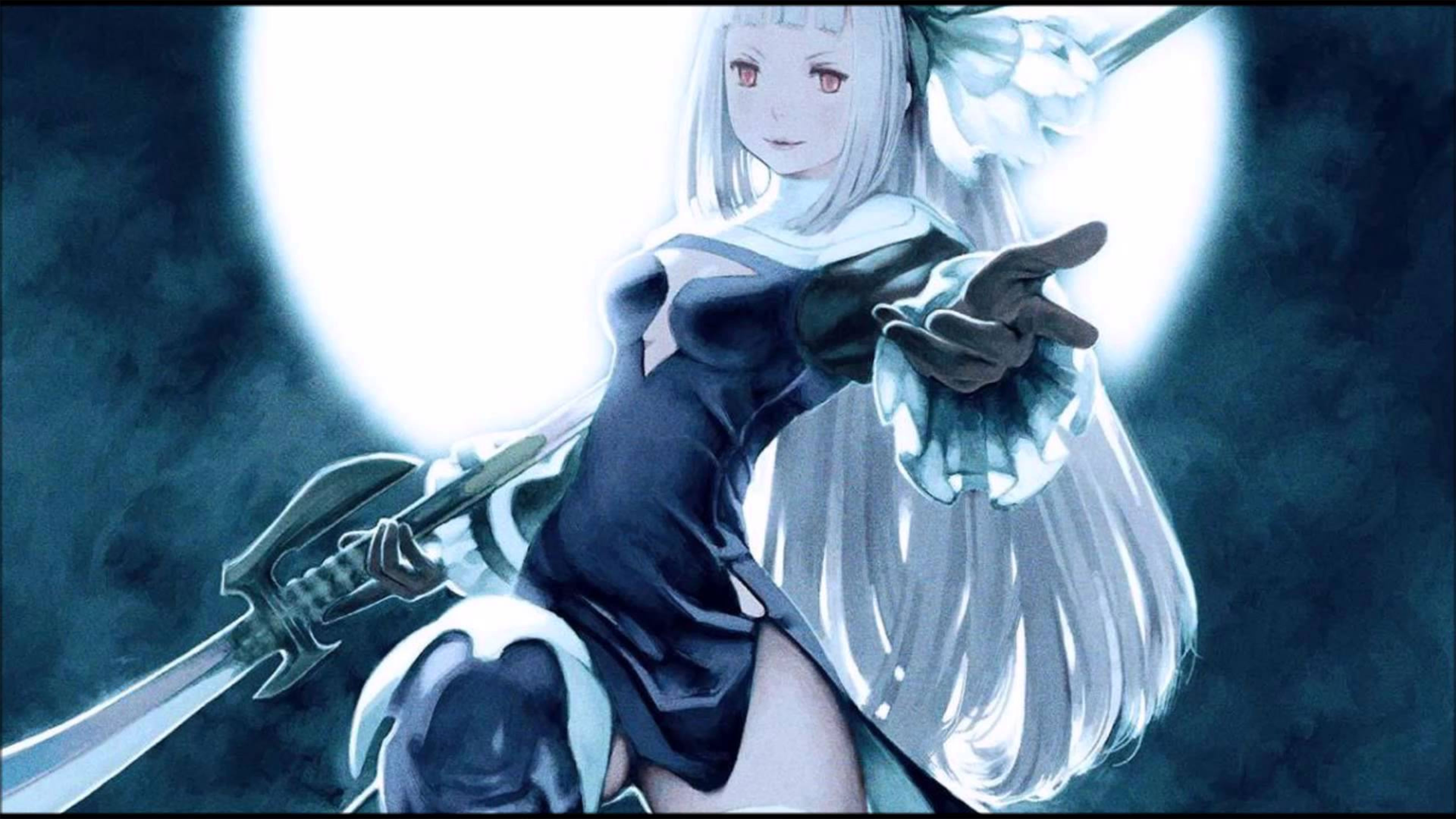 bravely second wallpaper,cg artwork,anime,black hair,fictional character,illustration