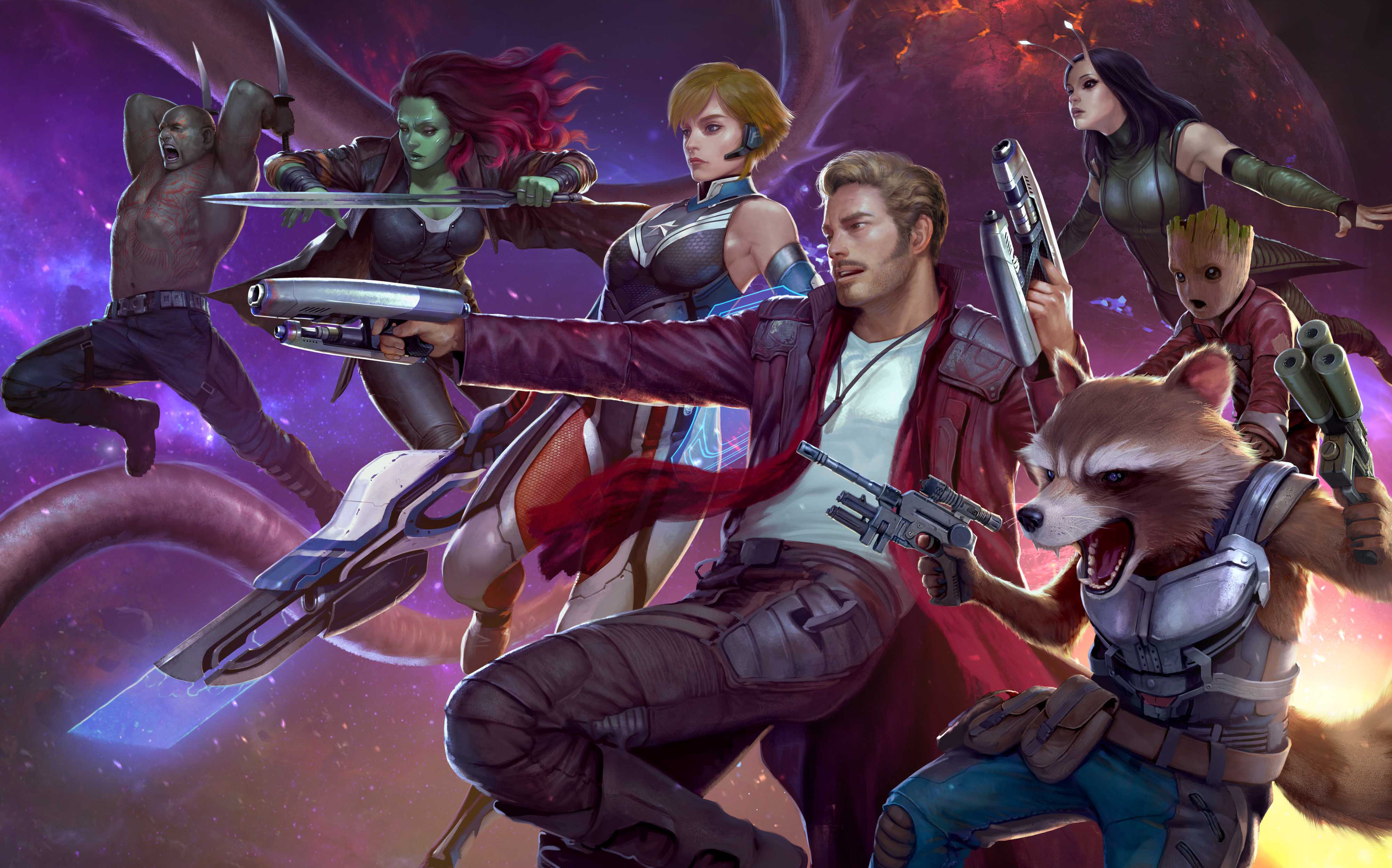 marvel future fight wallpaper,action adventure game,fictional character,pc game,adventure game,cg artwork